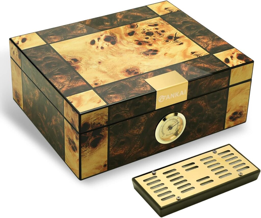 Cigar Humidor Box with Humidifiers