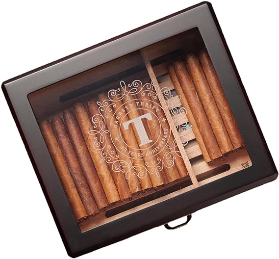 Woodronic Monogram Humidor