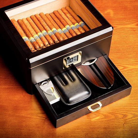 Woodronic Monogram Humidor