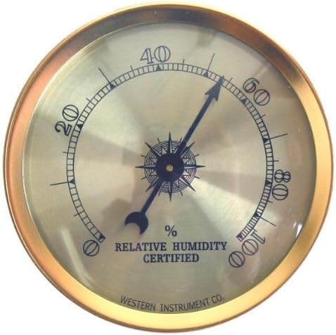 Cigar Oasis Analog Hygrometer and Humidity Sensor